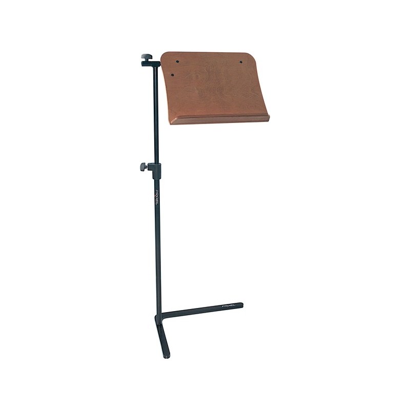 PROEL STAGE RSM390L Music sheet stands & Lamp holders & Music stalowy stojak na nuty, z możliwością regulacji wysokości